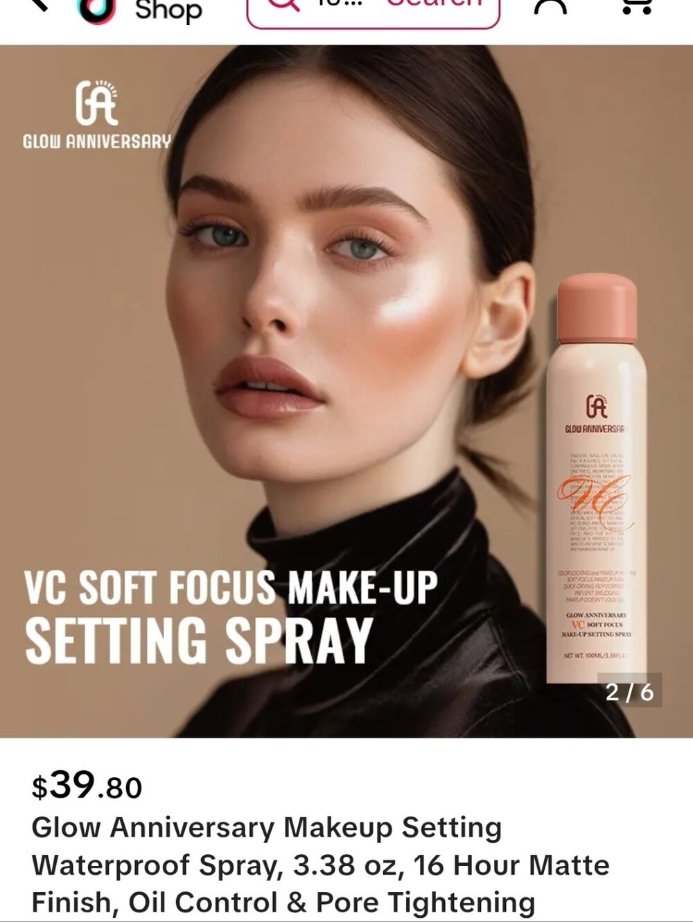 Glow Anniversary Soft Focus Makeup Setting Spray (100ml / 3.38 fl.oz)